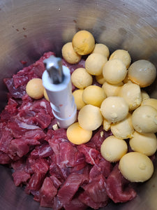 蛋黃牛肉餅